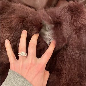 Rip on back of jacket